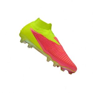 Botas de fútbol FG/TF al por mayor OEM/ODM para adultos y jóvenes, con opciones antideslizantes, ligeras y transpirables de tejido. - Product Image 6