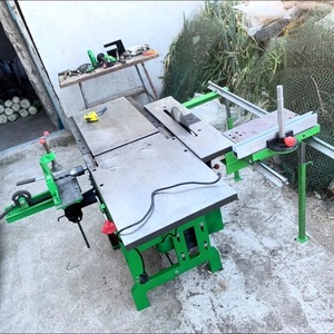 Machine à scier le bois multifonctionnelle avec table coulissante, <span class=keywords><strong>scie</strong></span> à table, perceuse, coupe, 3 en 1, <span class=keywords><strong>scie</strong></span> à table, dégauchisseuse, <span class=keywords><strong>raboteuse</strong></span>, <span class=keywords><strong>raboteuse</strong></span> d'épaisseur - Product Image 4