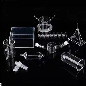 High temperature and anti-corrosion quartz glass equipment for laboratory