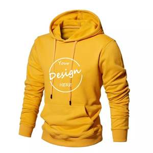 Haute qualité rose sweat en gros polaire imprimé épaisseur hiver décontracté lâche hommes Fitness Sport pull à capuche poches - Product Image 2