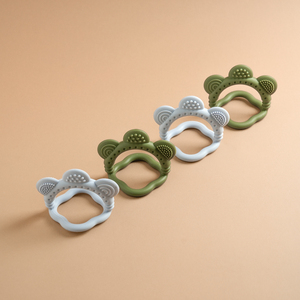 Mordedores de Silicona para Bebés con Forma de Flor, Juguete Molar para Bebés, No Tóxico, Libre de BPA, Protege las Manos - Product Image 1