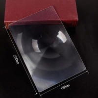 Loupe de Fresnel pleine page 3X feuille de lentille loupe en plastique PVC