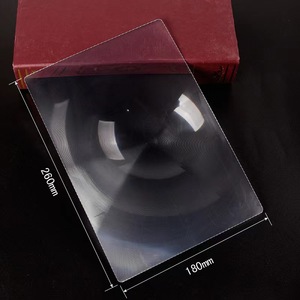 Đầy đủ trang 3x tấm ống kính tấm Fresnel Kính lúp nhựa PVC kính lúp - Product Image 2