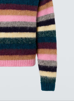Pull en mohair à col rond à manches longues pour homme, personnalisable, ODM, automne-hiver, de haute qualité, avec logo