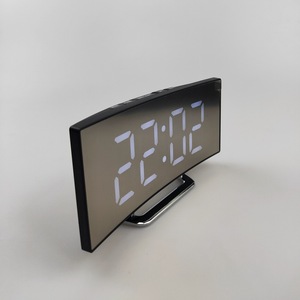 T531 Quà Tặng Trang Trí Nhà Cửa Trung Quốc Gương Đồng Hồ Báo Thức Kỹ Thuật Số Ngày Có Lịch Điện Tử Màn Hình Lớn Có Đèn Led - Product Image 4