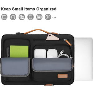 Túi đeo vai máy tính xách tay, túi máy tính 15-15.6 inch tương thích với MacBook Pro 16 inch, HP, Dell, Lenovo, máy tính xách tay ASUS - Product Image 6