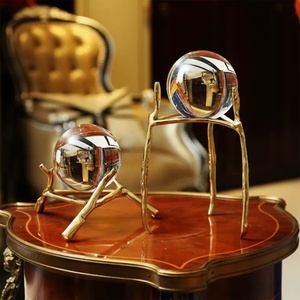 Trofeo de Premio en Forma de Domo Transparente, Esfera Decorativa de Cristal K9 al por Mayor, Base de <span class=keywords><strong>Metal</strong></span>, Grabado Láser Personalizado, Regalos de Amor en Cristal - Product Image 5