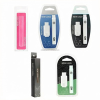 Emballage blister pour stylo LED à piles avec carte en papier, emballage plastique, boîte à stylos, pack de batteries LED 350 650 900 1100 mAh