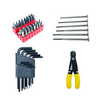 Kit d'outils réseau informatique Kico 56 pièces en acier au carbone, pince spéciale, pièces télécom, ensemble tout-en-un, sertissage et dénudage RJ45
