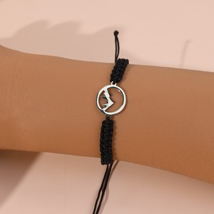 Brazalete de Acero Inoxidable con Diseño de Terylene Tejido, Moderno y Elegante, Regalo Unisex Perfecto para Amantes de Mascotas y <span class=keywords><strong>Almas</strong></span> Espirituales - Product Image 3