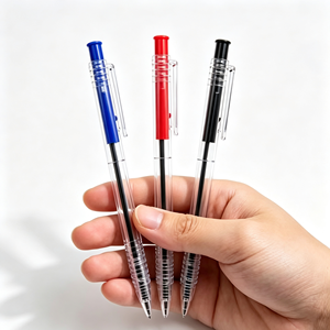 Stylos à bille rétractables en plastique de 1,0 mm en gros, impression UV avec logo personnalisé, encre multicolore pour usage professionnel/éducatif/bureau - Product Image 3