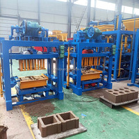 Prix de la machine à fabriquer des blocs creux en béton diesel QT4-40, machine à briques pleines, ciment en Afrique du Sud, Congo