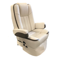 Chauffeur-passager RV Captain Chair avec ceinture intégrée