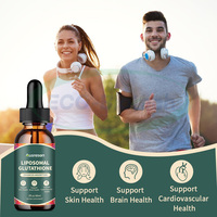 Ausreson OEM Liposomal L-glutathion Complément Éclaircissant pour la Peau Détoxifiant Hépatique 1500mg Vitamine C Collagène Gouttes Liquides de L-glutathion