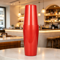 CAMOL FACTORY Shaker Boston en acier inoxydable sans poids, ustensiles de bar, shakers à cocktails 20oz 25oz, récipients métalliques pour barman