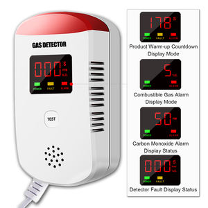 Düşük fiyat ile akıllı ses ile yanmaz plastik gaz dedektörü - Product Image 3