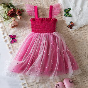 Vestido Formal <span class=keywords><strong>de</strong></span> Gasa con Volantes <span class=keywords><strong>para</strong></span> Niña Pequeña, Estilo Princesa, Color Sólido, Vestido <span class=keywords><strong>de</strong></span> Tul Esponjoso, ODM, Traje Infantil <span class=keywords><strong>para</strong></span> <span class=keywords><strong>Fiesta</strong></span> <span class=keywords><strong>de</strong></span> Cumpleaños - Product Image 6
