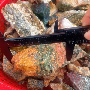 Piedra Natural de <span class=keywords><strong>Jaspe</strong></span> Oceánico al por Mayor, Cristal de Cuarzo en Bruto para Curación, Artesanía y Decoración - Product Image 5