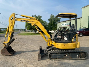 Excavatrices Komatsu d'occasion à vendre, mini-excavatrice Komatsu PC35 de 3,5 tonnes, excavatrice sur chenilles en bon état - Product Image 2