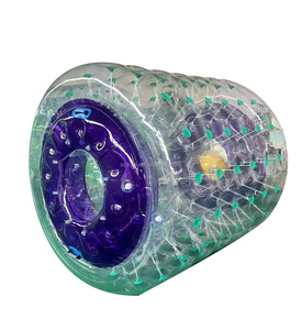 Rouleau et boules gonflables durables de l'eau de PVC pour le <span class=keywords><strong>jeu</strong></span> gonflable flottant de jouets de l'eau de <span class=keywords><strong>trampoline</strong></span> d'enfants/adultes - Product Image 2