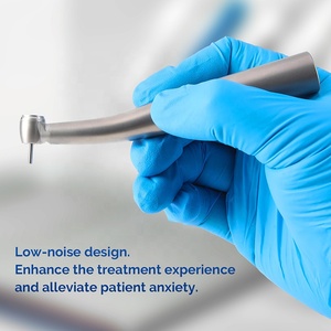 Pieza de mano dental de alta velocidad de titanio con cabeza mini/estándar e iluminación de fibra óptica - Product Image 6