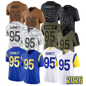 Maillot de football cousu 95 Myles Garrett pour hommes, femmes et jeunes, tailles S-5XL, livraison rapide - Product Image 1