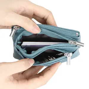 Porte-monnaie en cuir AndoBag Mini avec porte-clés, sac multi-rangement pour femmes, portefeuille minimaliste pour pièces de monnaie et clés 1692 - Product Image 5
