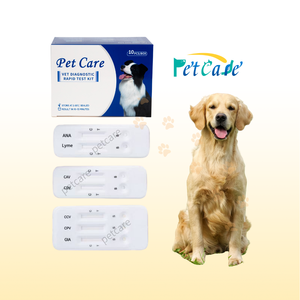 Prueba Rápida <span class=keywords><strong>para</strong></span> <span class=keywords><strong>Perros</strong></span> de <span class=keywords><strong>Farmacia</strong></span> Veterinaria, Kit de Prueba de Antígeno CDV+CPV+GIA - Product Image 2