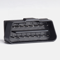 Connecteur mâle OBDII OBD2 J1962 16 broches avec boîtier, outil de diagnostic