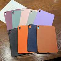 Étui de protection souple en TPU avec motif cuir Litchi pour tablette iPad Pro 11 2024 2021 2020 Air 4 5 6 7 Pro 10.2 10ème 10.9 2025 A16