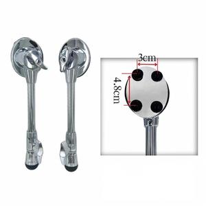 Pièces de batterie jazz personnalisées, pieds de grosse caisse rétractables en chrome premium pour batterie, accessoires de protection auditive - Product Image 4