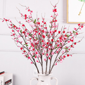Flores y Flores <span class=keywords><strong>de</strong></span> Melocotón Artificiales al por Mayor <span class=keywords><strong>de</strong></span> Fábrica para Bodas, Oficina, Graduación, Halloween, Bonsái Decorativo - Product Image 2