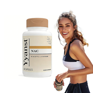 Cápsulas blandas de N-Acetil L-Cisteína de marca privada de alta calidad, antioxidante que apoya y promueve la salud respiratoria. - Product Image 1