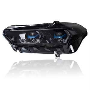 Faro delantero <span class=keywords><strong>de</strong></span> estilo automotriz para BMW X5 G05 X6 G06 2019-2023, conjunto <span class=keywords><strong>de</strong></span> <span class=keywords><strong>faros</strong></span> LED láser, DRL, proyector <span class=keywords><strong>de</strong></span> doble color. - Product Image 2