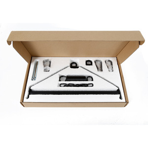 HM عبودية لعبة الرقيق معلقة الباب شريط معدني أسود ترايبود السنارة ضبط النفس مفتوحة الساق للأزواج - Product Image 3