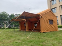 Vente chaude randonnée en plein air luxe automatique grande tente gonflable de camping