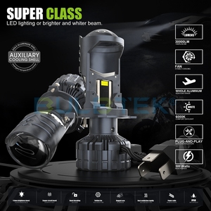 Đèn pha ô tô BULBTEK AM13 Bi LED Projector Lens 300W 30000 LM, đèn LED tự động H4 9003 HB2, thay thế đèn pha 12v 24v, đèn Biled - Product Image 2