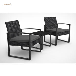 BHR <strong>2</strong> <strong>Seater</strong> Balcony Furniture <strong>Rattan</strong> <strong>Bistro</strong> <strong>Set</strong> Garden Backyard Outdoor Chat Patio Furniture <strong>Bistro</strong> <strong>Set</strong> - Product Image 1