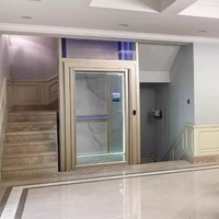 Ascenseur à faible consommation d'énergie, compact, sûr, fiable, gain de place, ascenseur domestique pour maison de luxe, villa privée