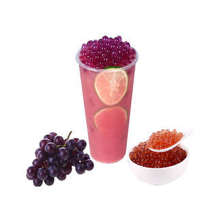 Perles de boba éclatantes saveur raisin pour bubble tea, certifiées Halal, fournisseur en gros, fabriquées en Chine, abordables - Product Image 6