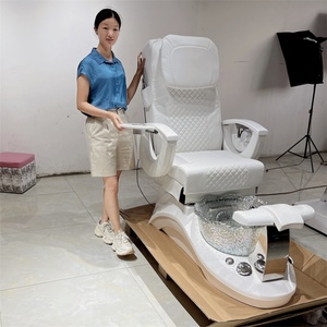 Kisen Vintage Cheap Foldable Massage Spa Pedicure <b>Chair</b> on Platforms Fast Delivery for Beauty Spa Salon Furniture - Product Image 6