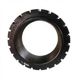 Press On Tire 18x7x12 1/<b>8</b> With Steel <b>Ring</b> New for Manufacturing Plant Use - Product Image 1