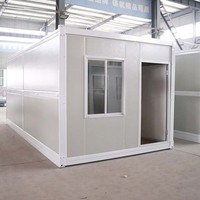 Achat pas cher Mini Petite Cabine Maisons Panneau Préfabriqué Modulaire Minuscule Pliable 20 pieds 40 pieds Conteneur D'expédition Maisons Prêt à Expédier Avec Wh