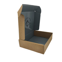 Boîtes d'expédition en carton ondulé en papier kraft imprimées sur mesure en gros, boîtes Malier, boîtes d'abonnement avec logo, emballage