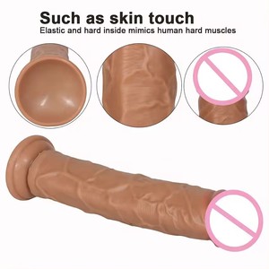 STELLAR PATH Dildo réaliste en silicone double couche souple, long pénis, plug anal, jouets sexuels pour adultes, femme, homme, vagin, anal - Product Image 3