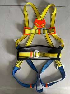 高高度構造安全ベルトポリエステル5点落下防止ダブルフックフルボディ多機能安全ベルト - Product Image 6