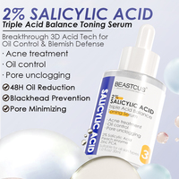 Marque privée Sérum de traitement de l'acné Sérum anti-acné à l'acide salicylique pour le traitement de l'acné