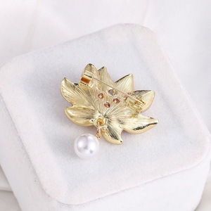 Broche de Flor de Loto Estilo Chino, Accesorio para Traje, Broche Elegante Retro para Cheongsam, Corsage para Mujer - Product Image 4