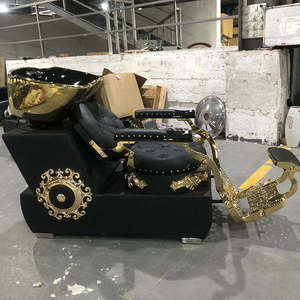 K Hair Salon Furniture <b>Back</b> Washing Unit Salon Ceramic Basin Beauty Shampoo Chair Shampoo <b>Bed</b> - Product Image 2