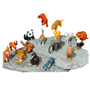 Set de Modelos Realistas de Animales Salvajes en PVC, Figuras de Plástico Personalizadas, Juguetes de Dibujos Animados para Niños, Fabricante, Fábrica, China - Product Image 1